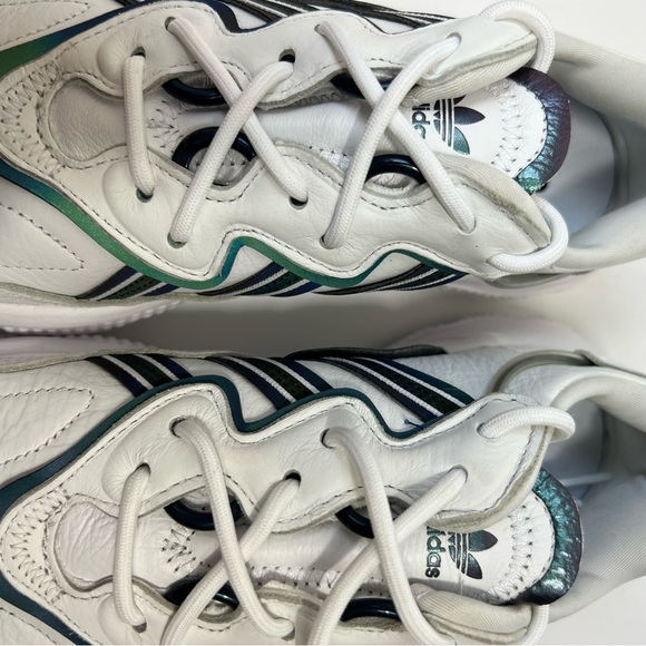 Adidas Originals Ozweego Cloud White Holographic Sneakers Unisex Men’s Size 7 - Picture 15 of 16